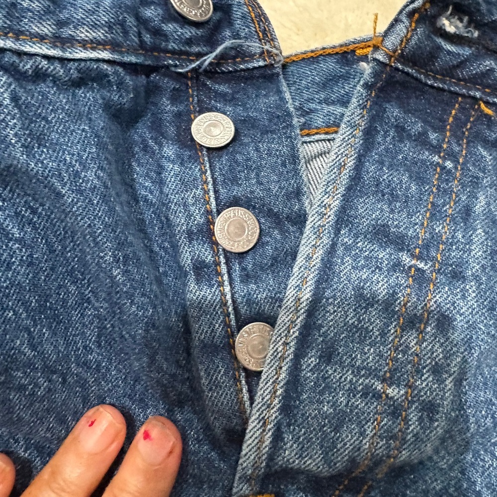 Levi's Blue Jean Shorts Classic Denim Style